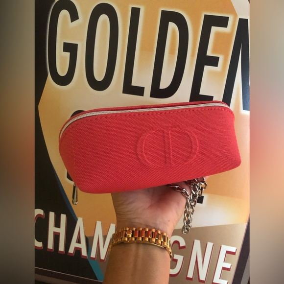 Authentic DIOR Redesigned/Restyled Crossbody-Mini Handbag *coral/red beauty case - Picture 3 of 12